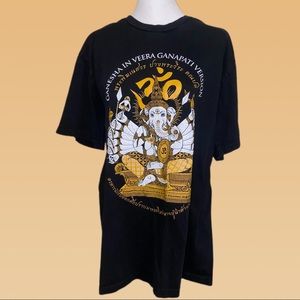 Black Oversized Graphic Tee